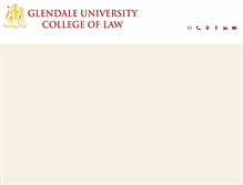 Tablet Screenshot of glendalelaw.edu